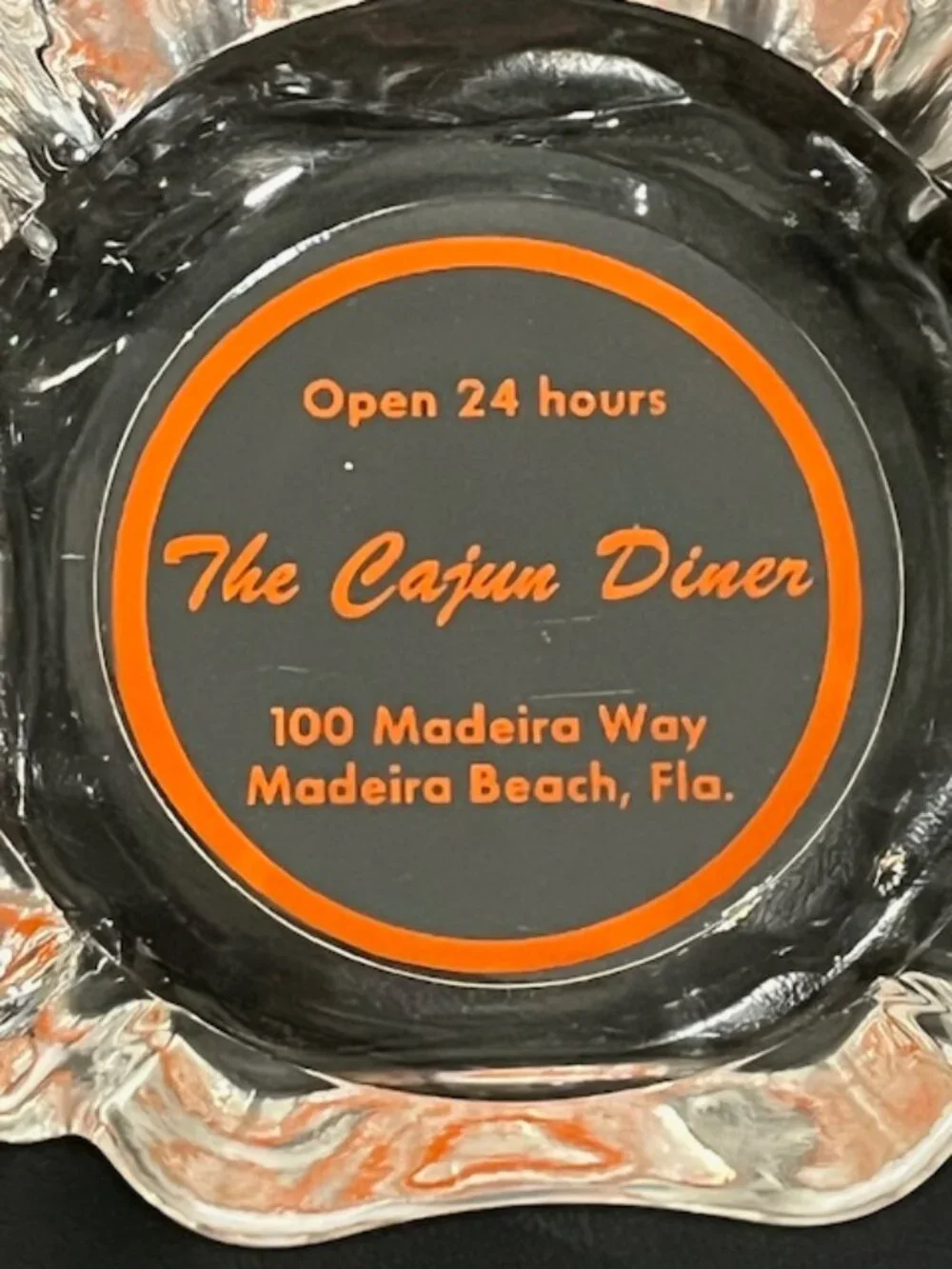 The Cajun Diner Madeira Beach Florida Ash Tray